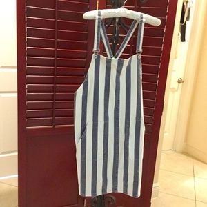 “Vince Camuto “ size large, Blu/White jumper dress